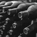 Dusty Wine Bottles